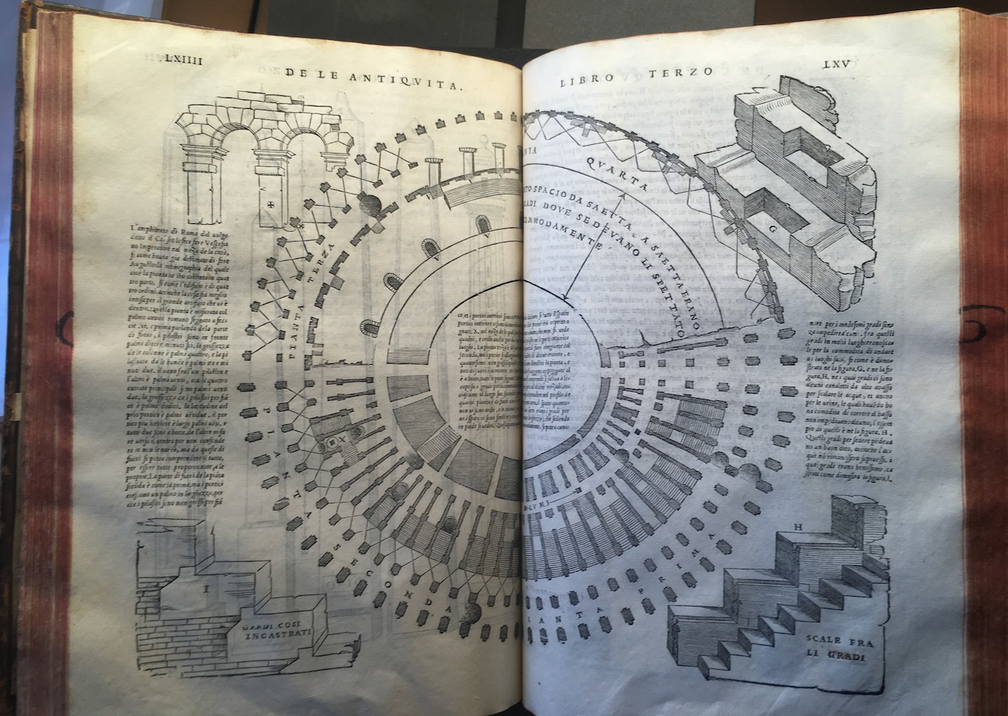 "S. Serlio, Il terzo libro ... nel qual si figurano ... le antiquità di Roma. Con noue additioni (1544)."