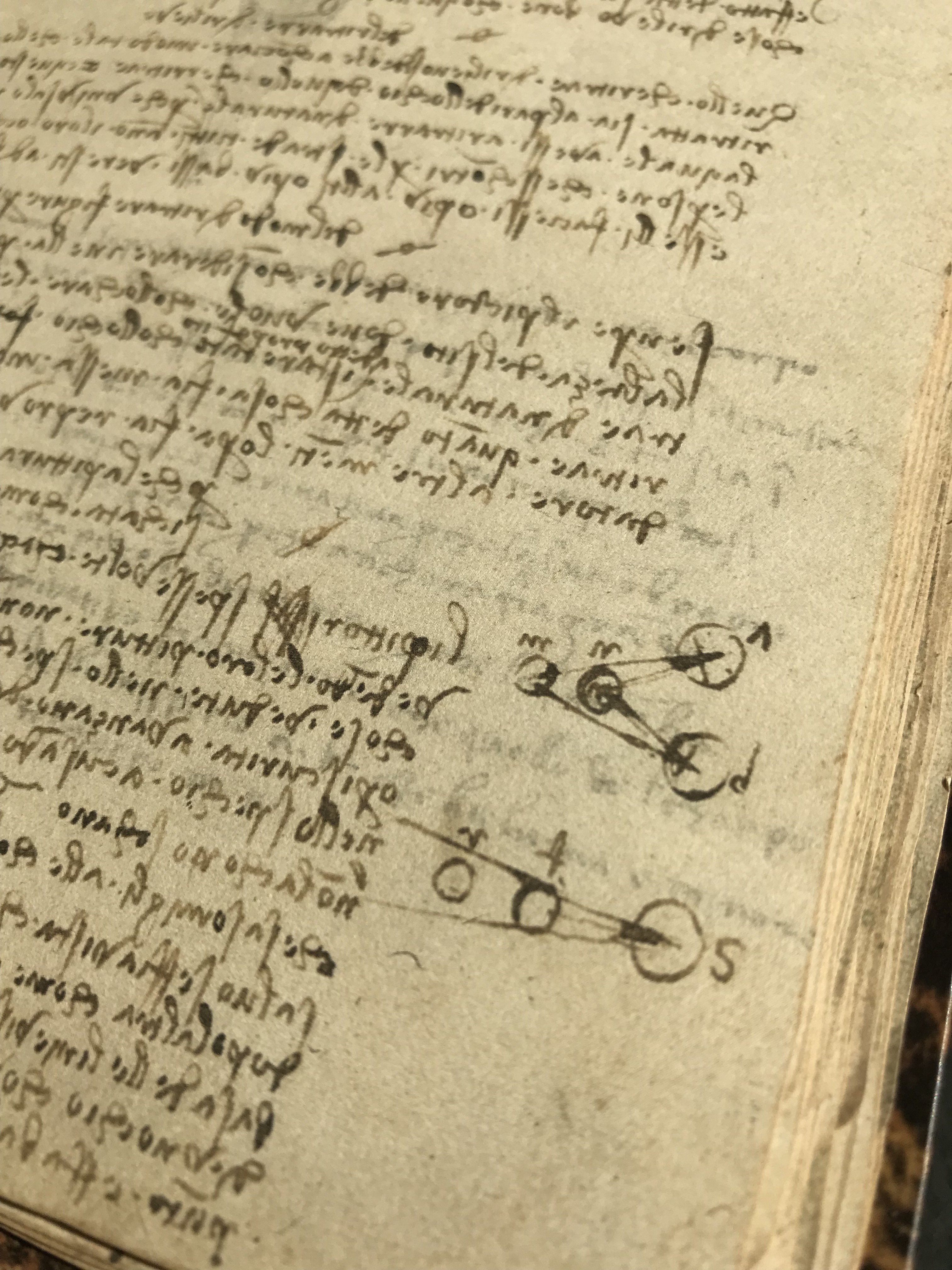"Leonardo da Vinci's Manuscript A, fol. 90r"