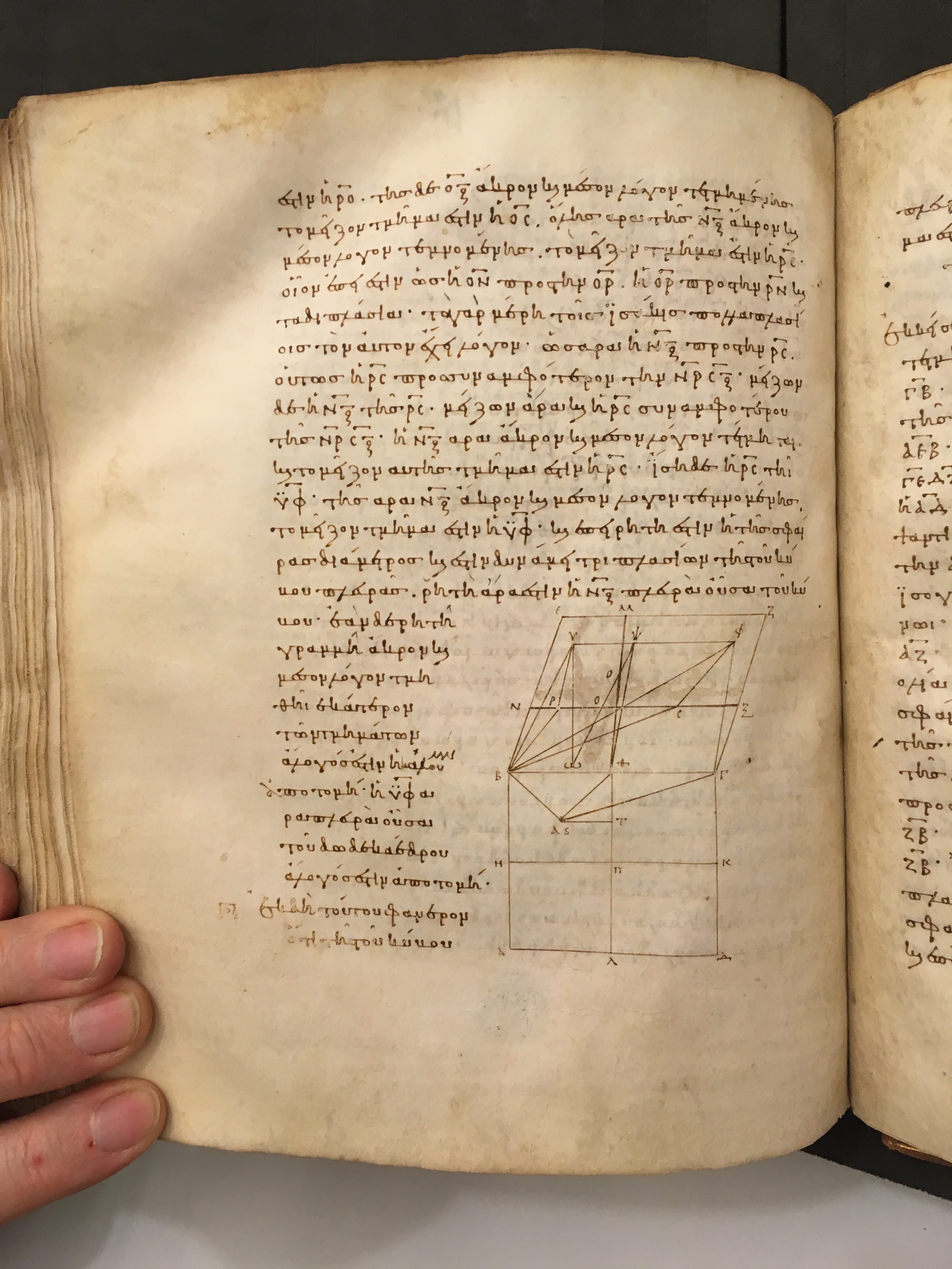 "The diagrams for Proposition xiii.17 from the D’Orville Euclid (Bodleian Libraries, Ms. D’Orville 301)"