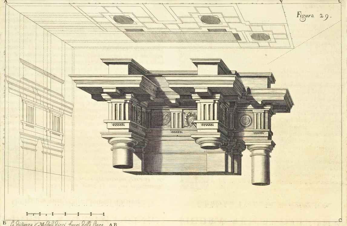 "Andrea Pozzo, Perspectiva Pictorum et Architectorum, vol. I (Rome, 1693), Figure 29.
Getty Research Institute"