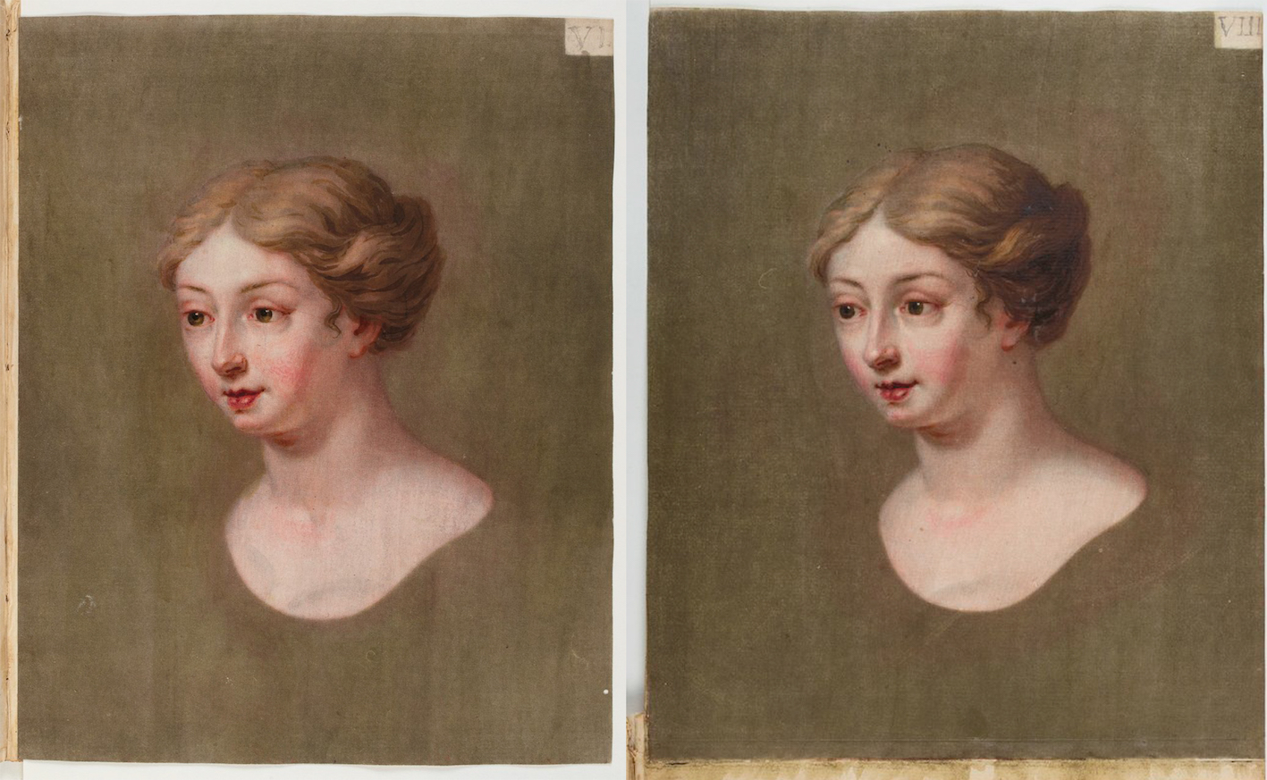 "Coloritto, plate VI and VII from the Appendix Bibliothèque nationale de France, département Estampes et photographie, RESERVE 4-YC-1332."
