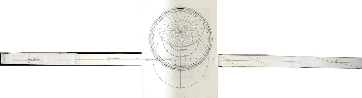 "J. Stöffler, Elucidatio, 1513, fol. 6v, unfolded page."