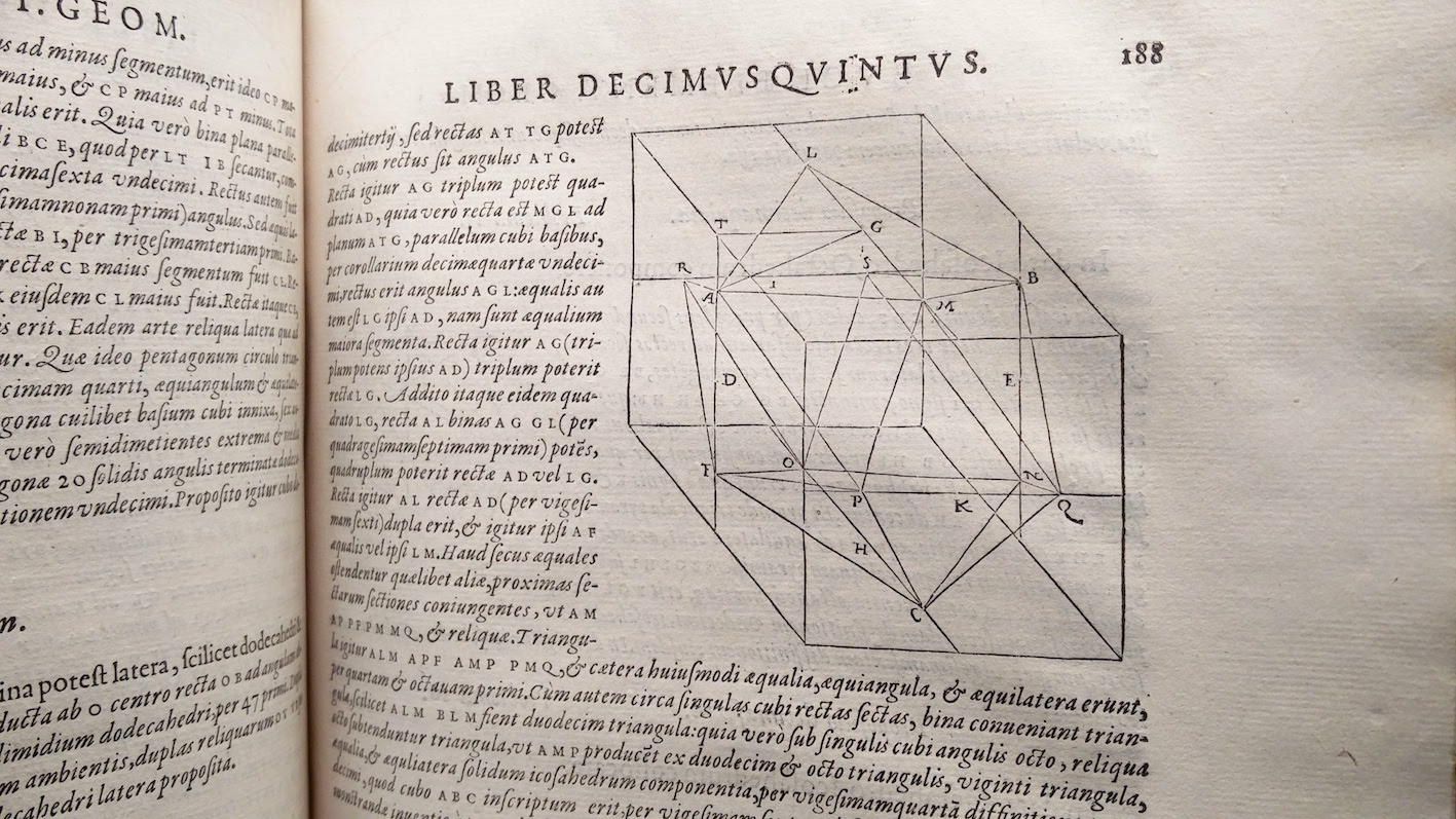 "The first edition of Foix-Candale’s Elements."