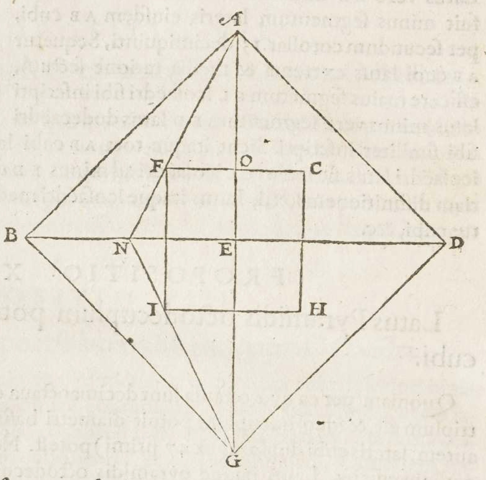 "TA cube in an octahedron. François de Foix-Candale, Euclidis Megarensis Mathematici Clarissimi Elementa (Paris: Jacques Du Puys, 1578), p. 478."