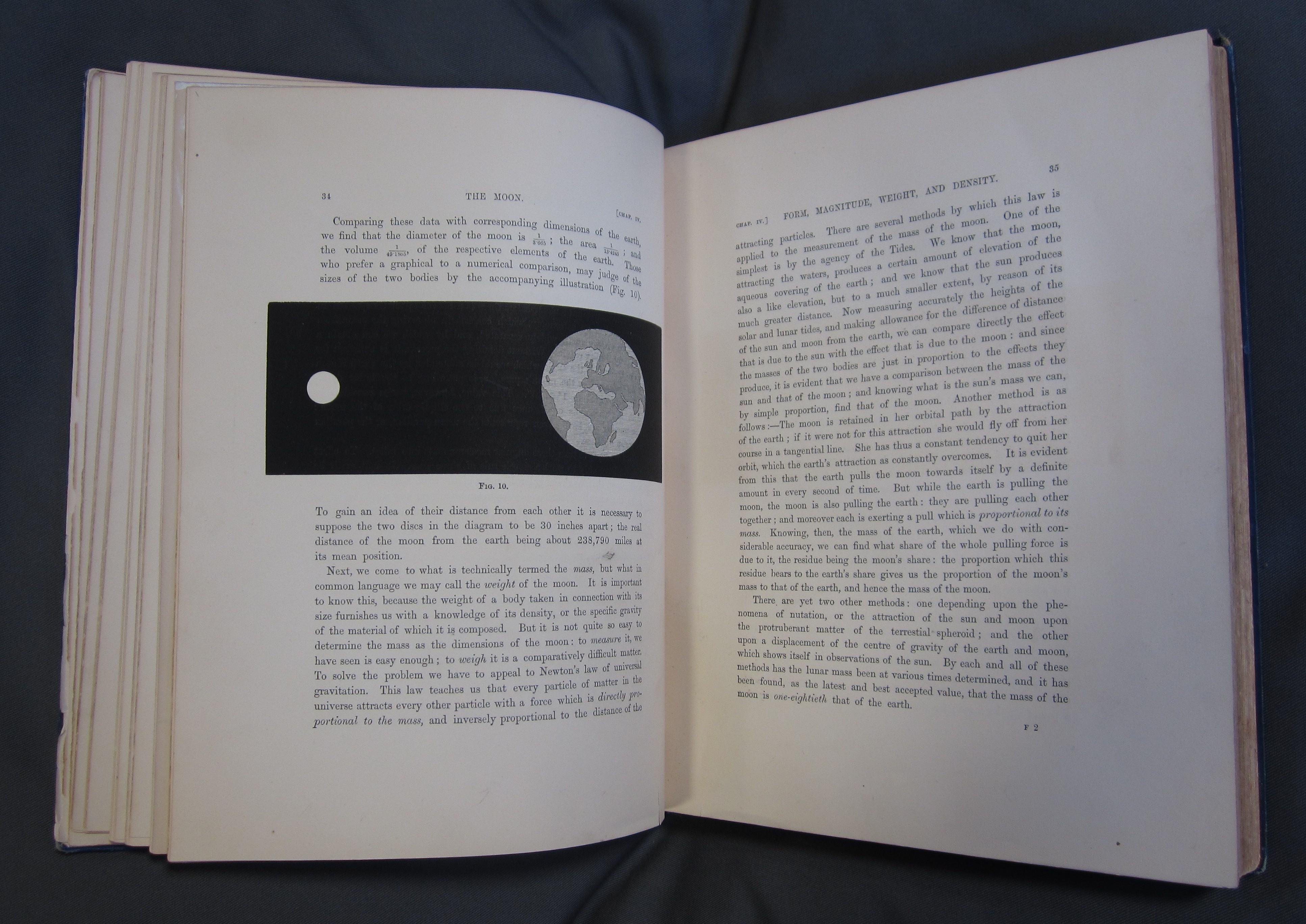 "James Nasmyth and James Carpenter, The Moon: Considered as a Planet, a World, and a Satellite (3rd edition, London: John Murray, Albemarle Street, 1885), pp. 34-35. University of St Andrews Library, Photo QB581.N2C2E85"