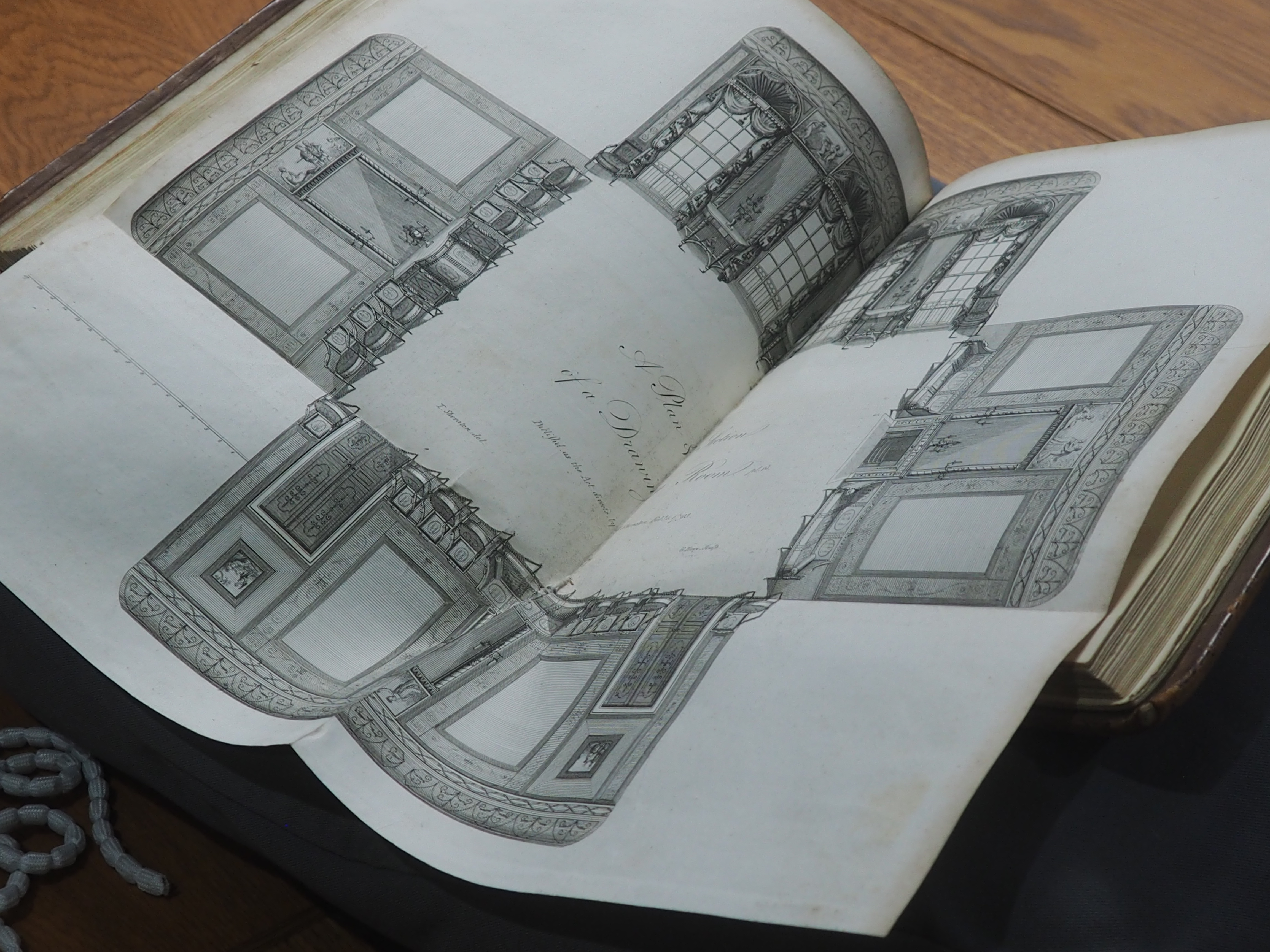 "Thomas Sheraton, Detail of “A Drawing Room” in The Cabinet-Maker and Upholsterer’s Drawing Book"