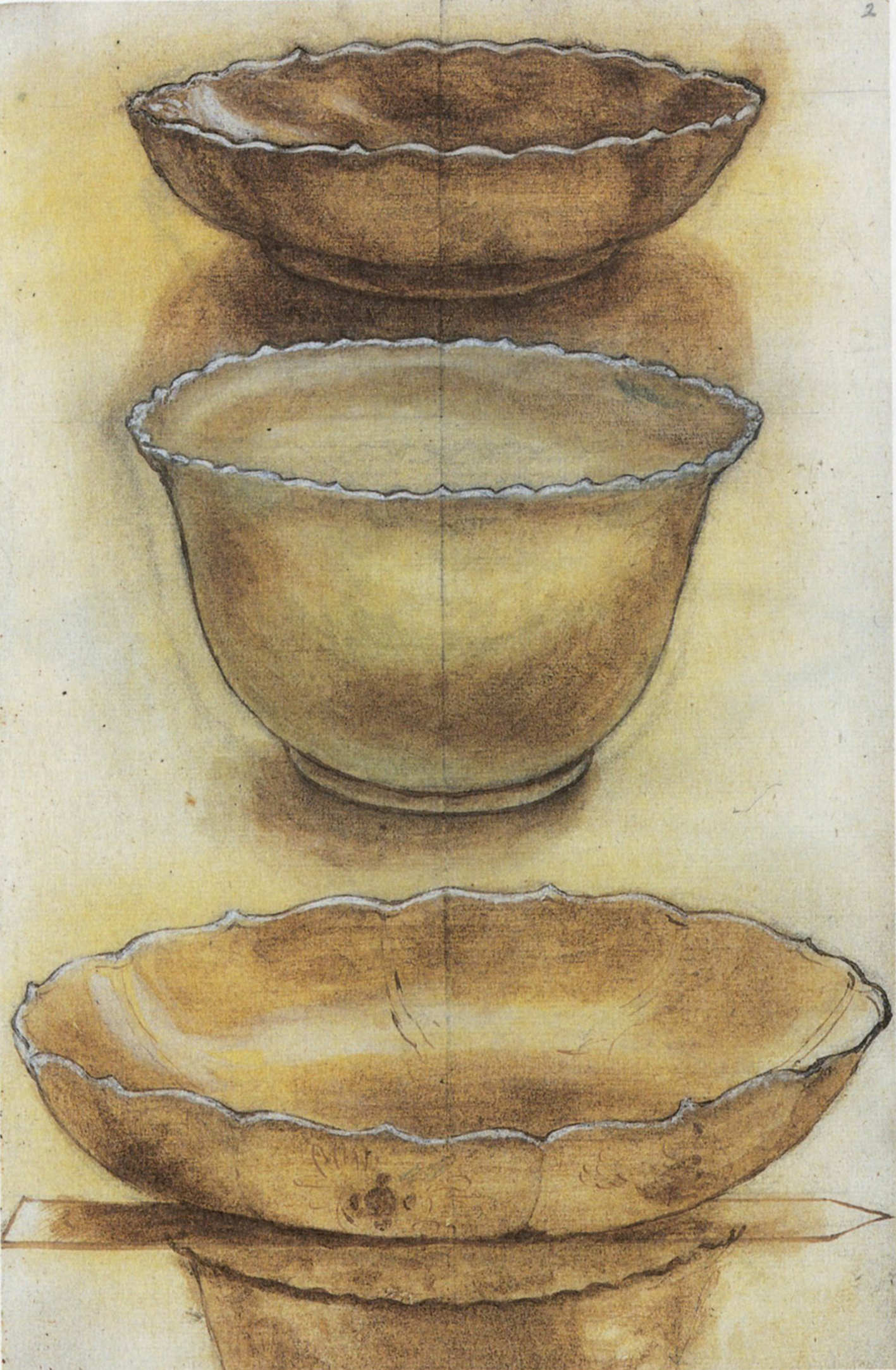 "Figure 10. Arranged porcelain objects, number 136 f. 2r."
